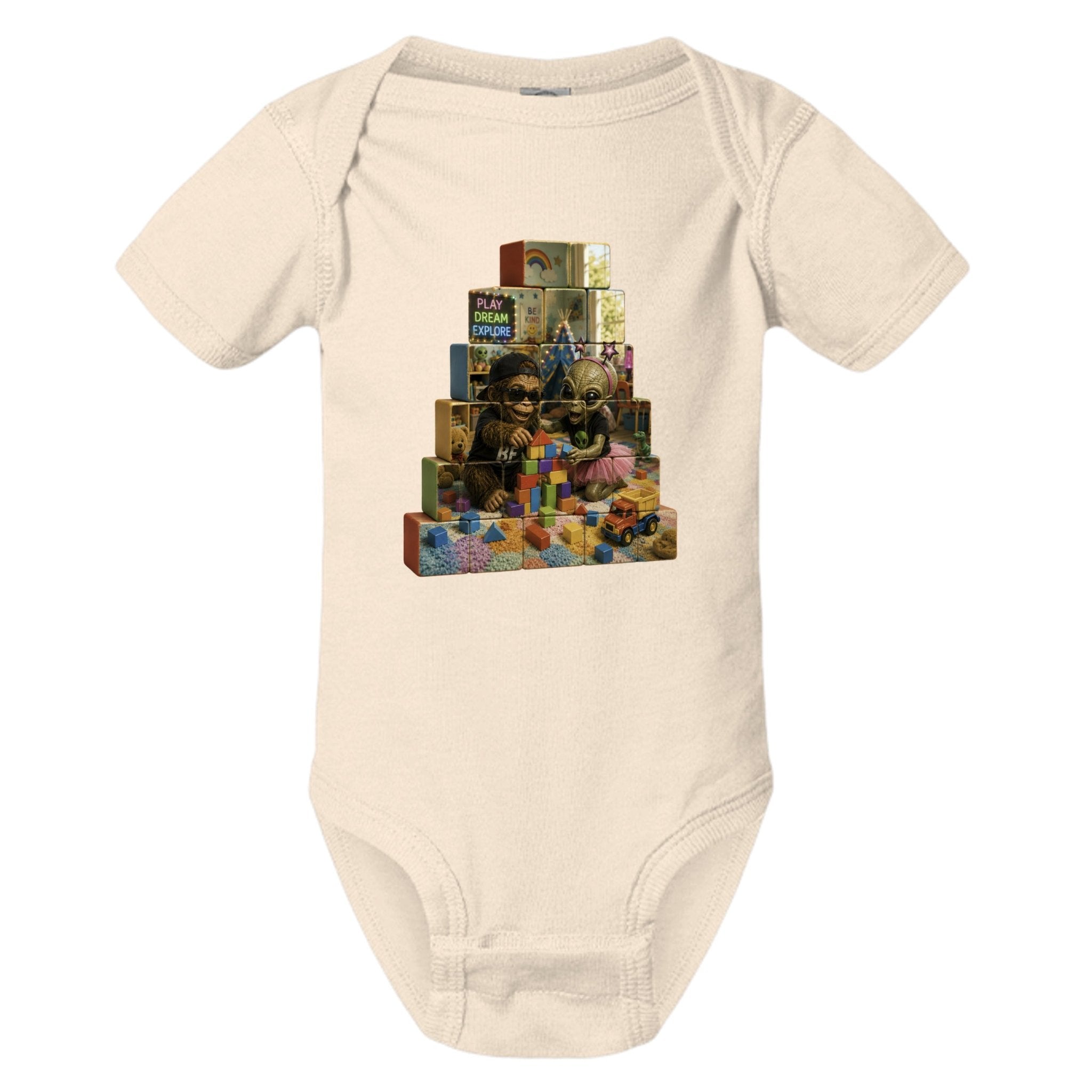 Baby Blocks Daycare - Cute Nursery Adventure Outfit - BF Wear