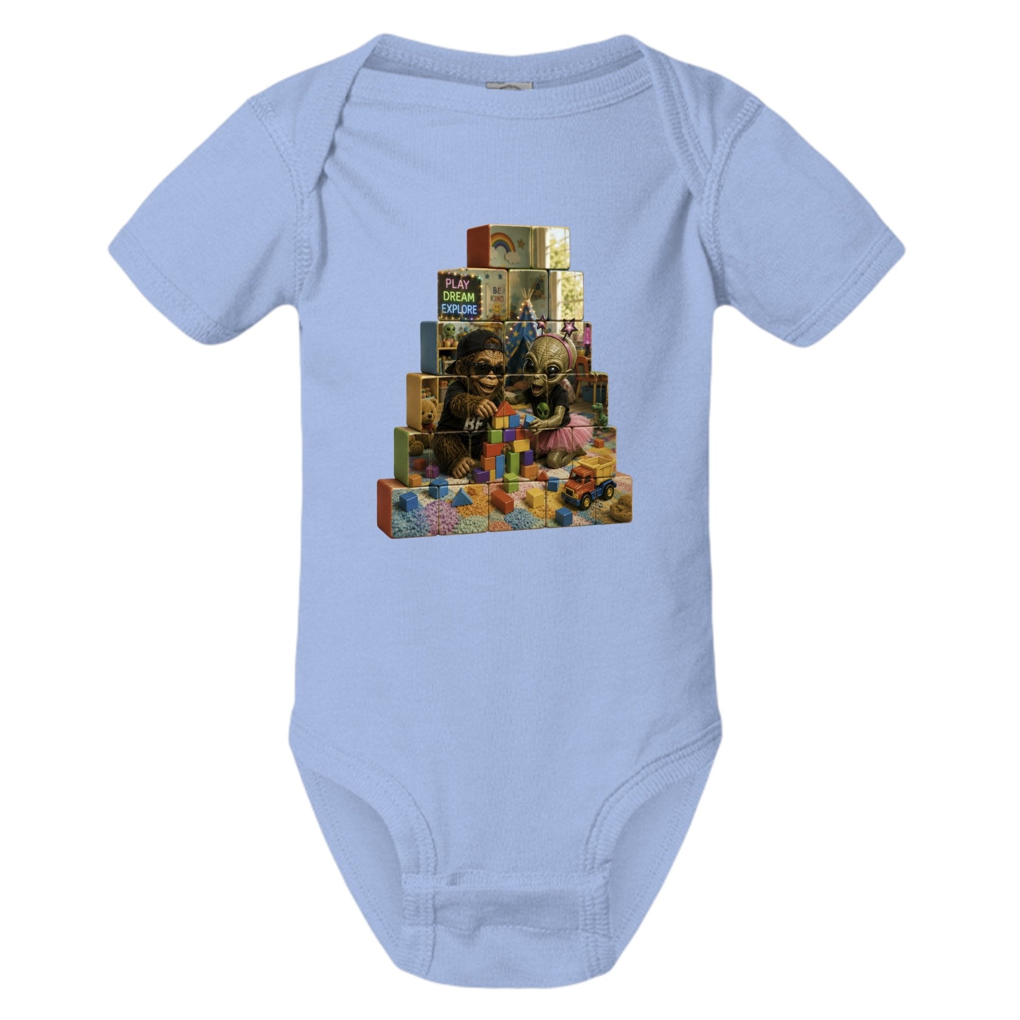 Baby Blocks Daycare - Cute Nursery Adventure Outfit - BF Wear