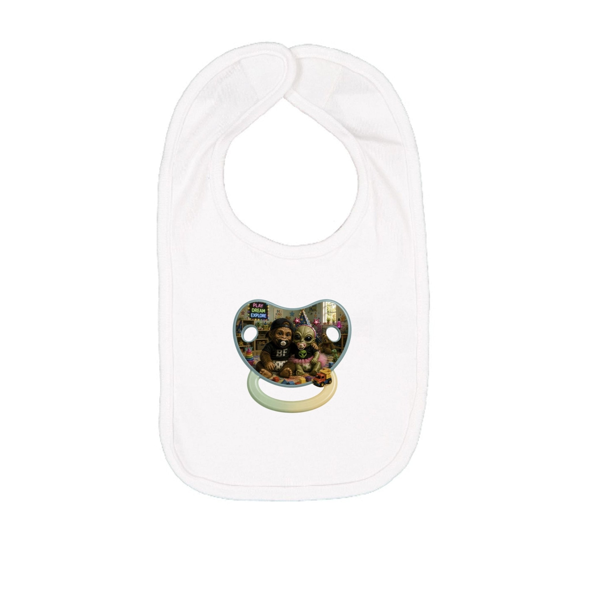 Bigfoot Baby Bib – Cute Sasquatch Infant Feeding Bib for Babies - BF Wear