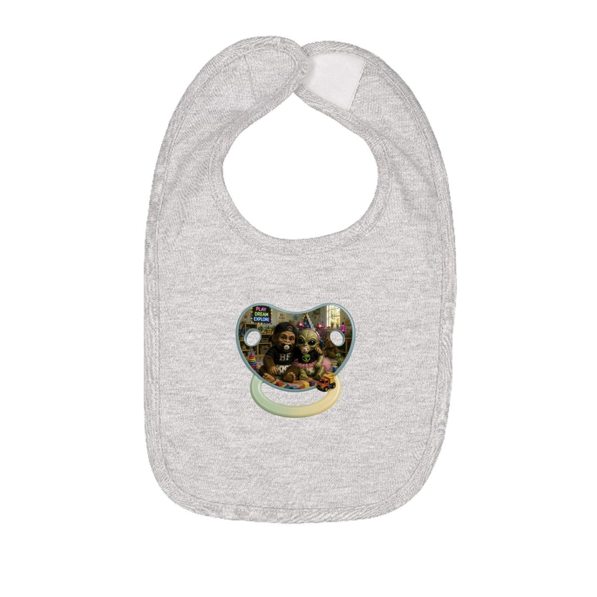Bigfoot Baby Bib – Cute Sasquatch Infant Feeding Bib for Babies - BF Wear