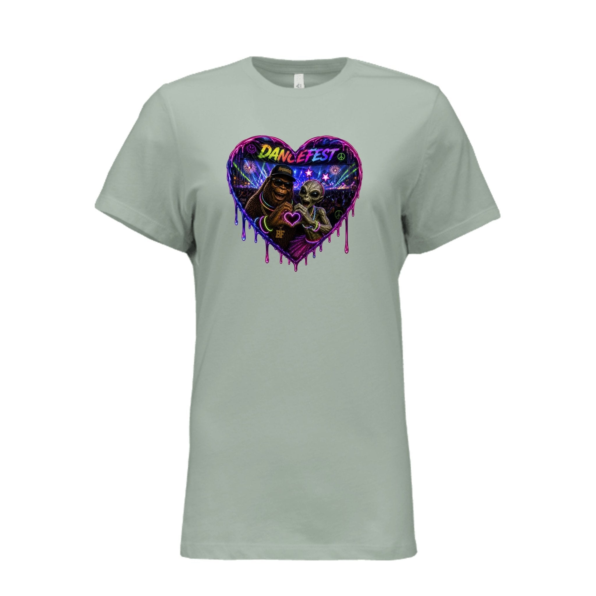Dripping Heart - Neon Festival Love Design - BF Wear