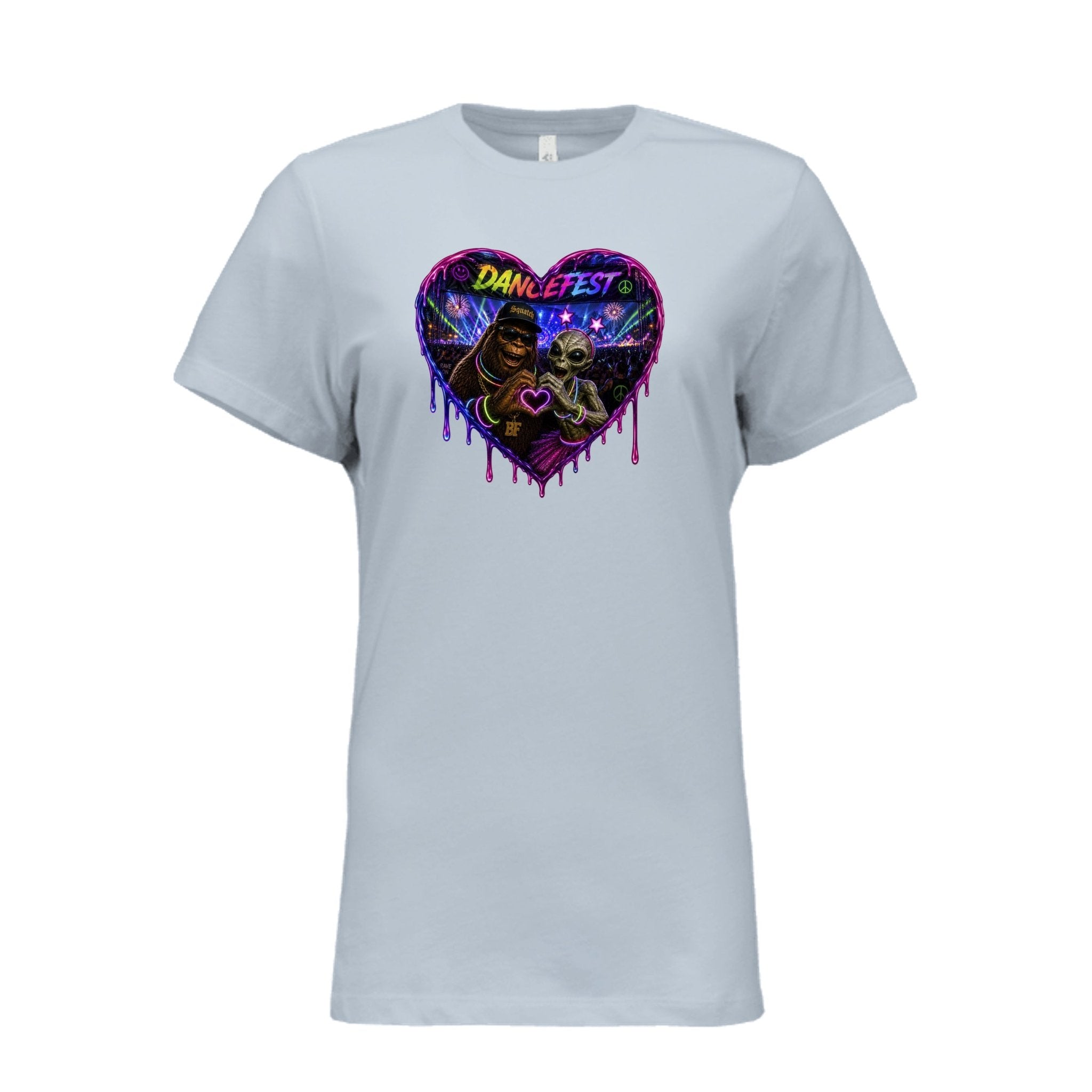 Dripping Heart - Neon Festival Love Design - BF Wear