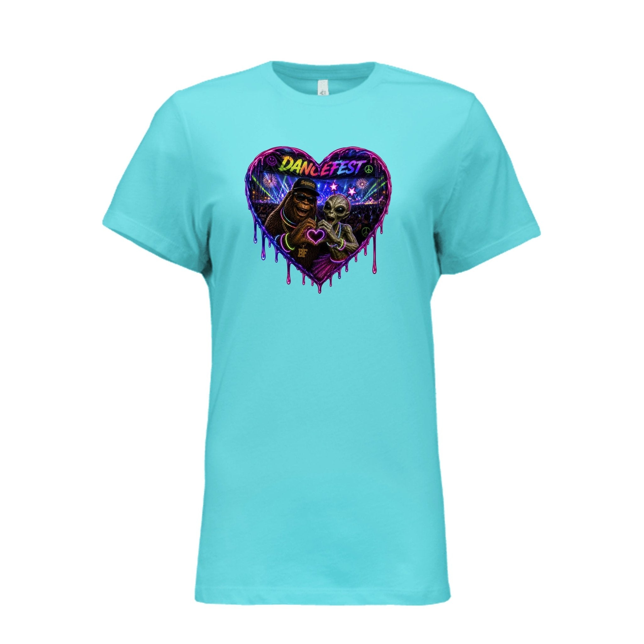 Dripping Heart - Neon Festival Love Design - BF Wear