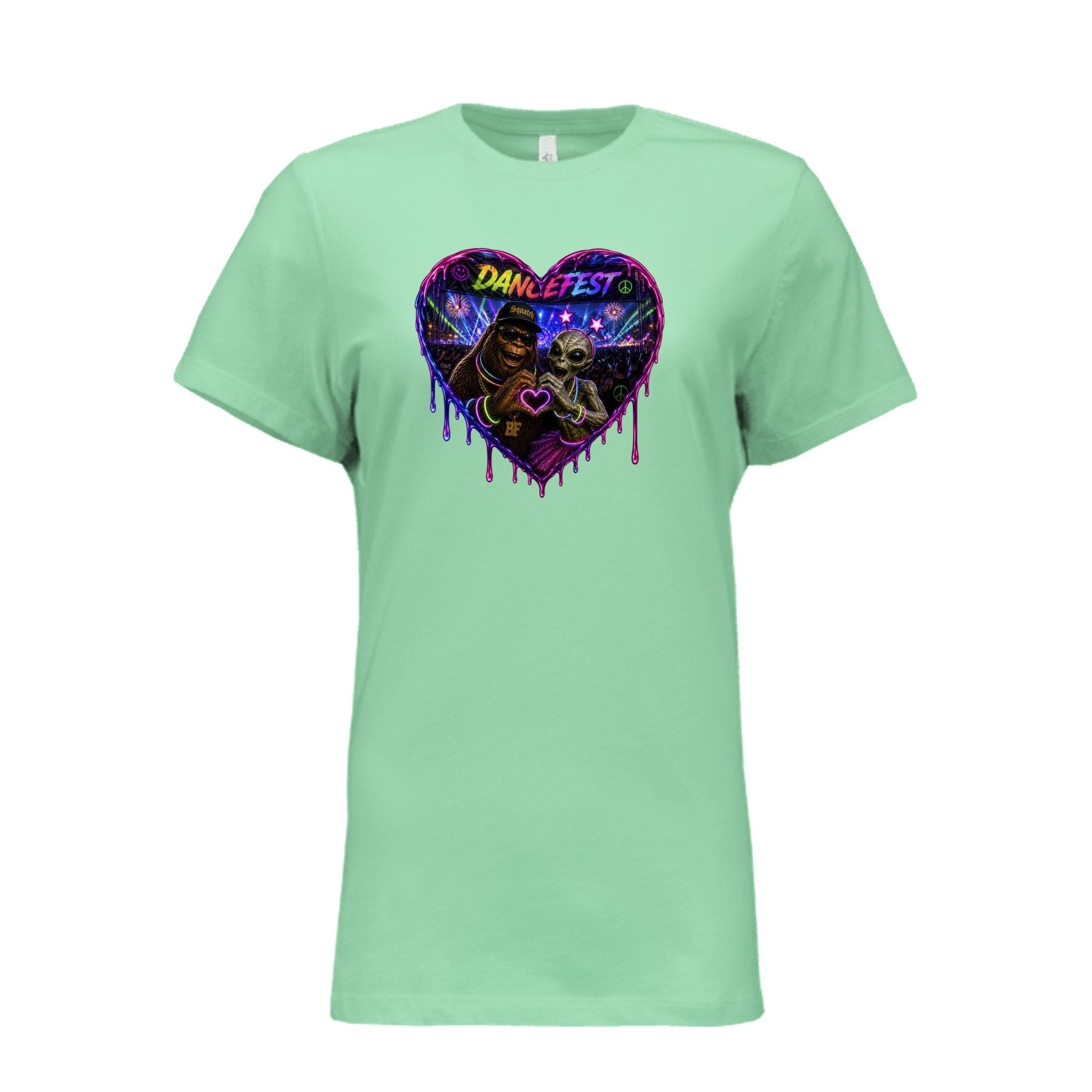 Dripping Heart - Neon Festival Love Design - BF Wear