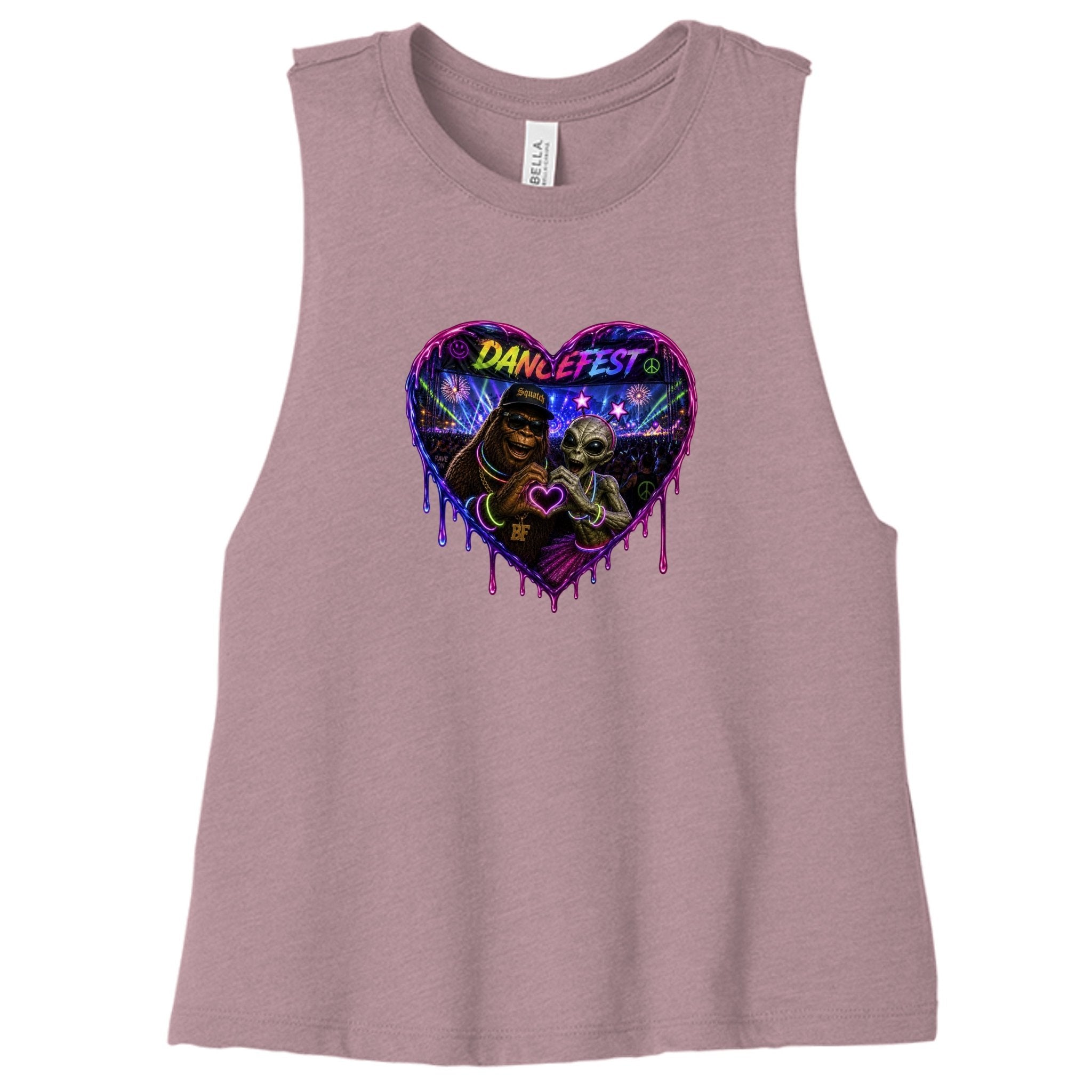 Dripping Heart Racer Tee - BF Wear