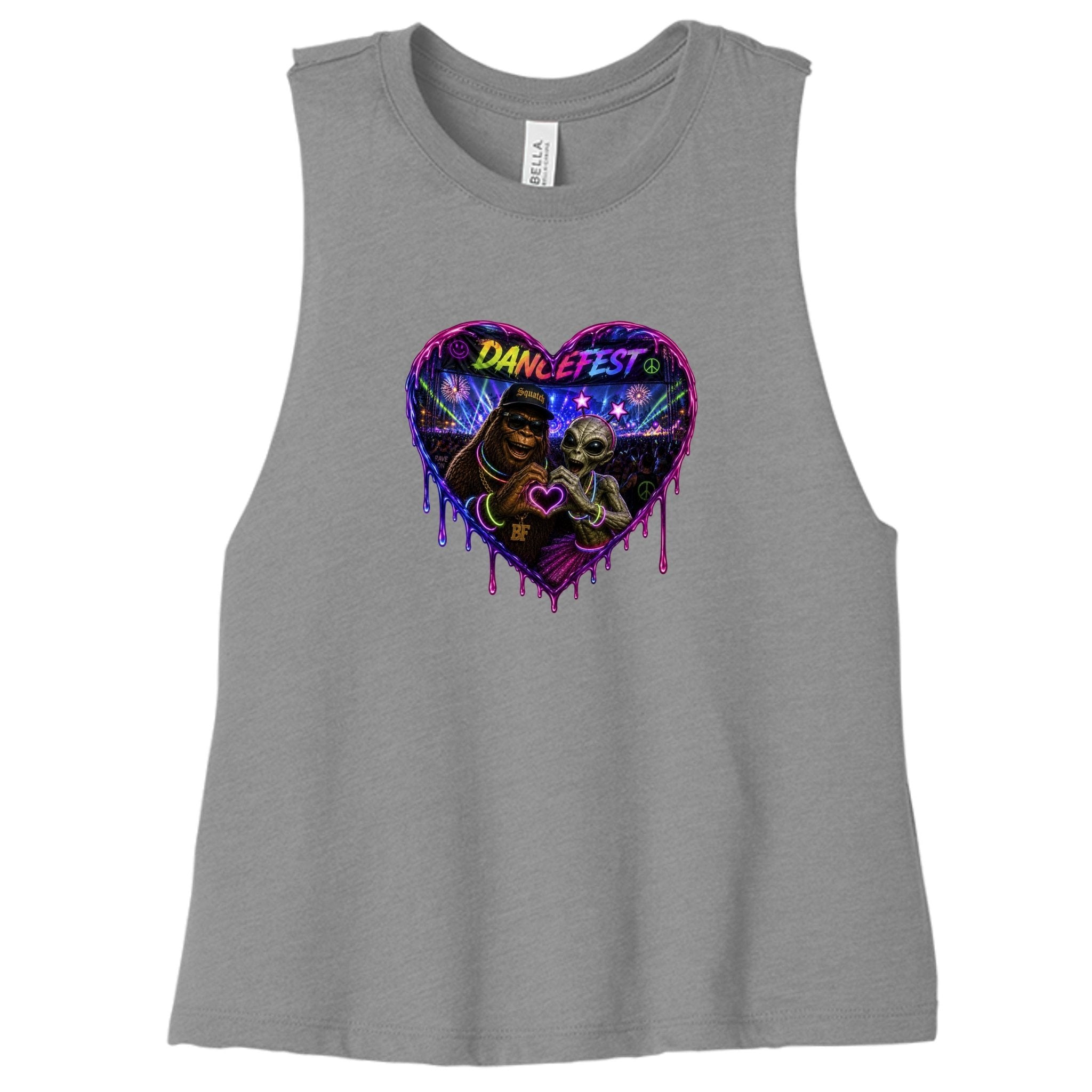 Dripping Heart Racer Tee - BF Wear