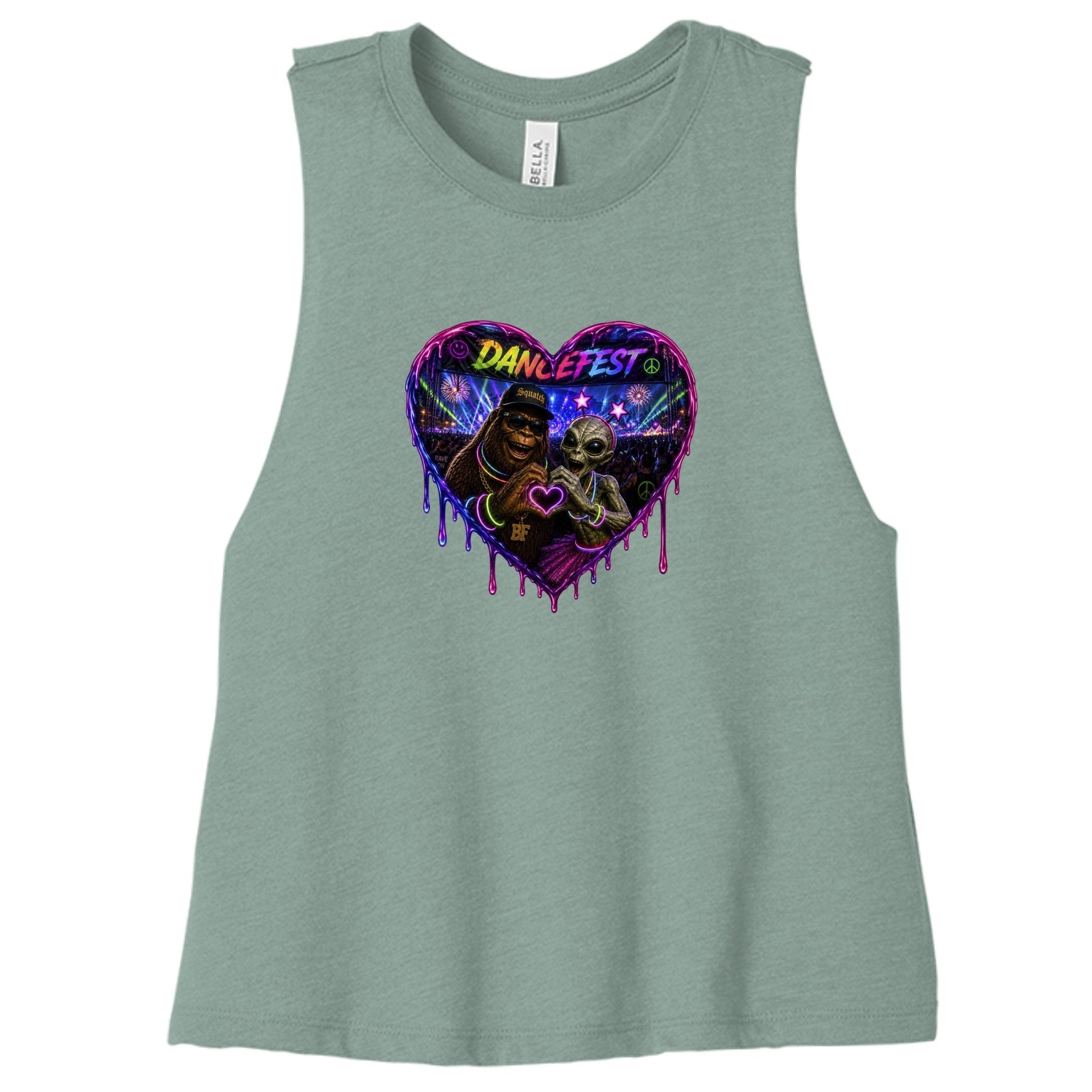 Dripping Heart Racer Tee - BF Wear