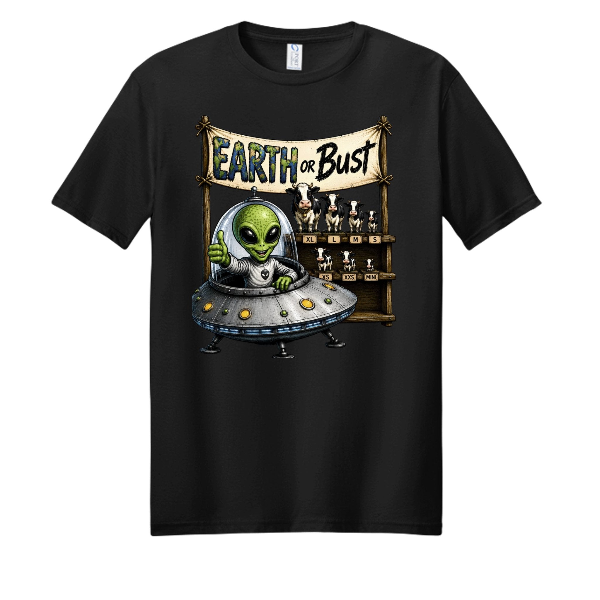 Earth or Bust Give Me Back My Cow - BF Wear