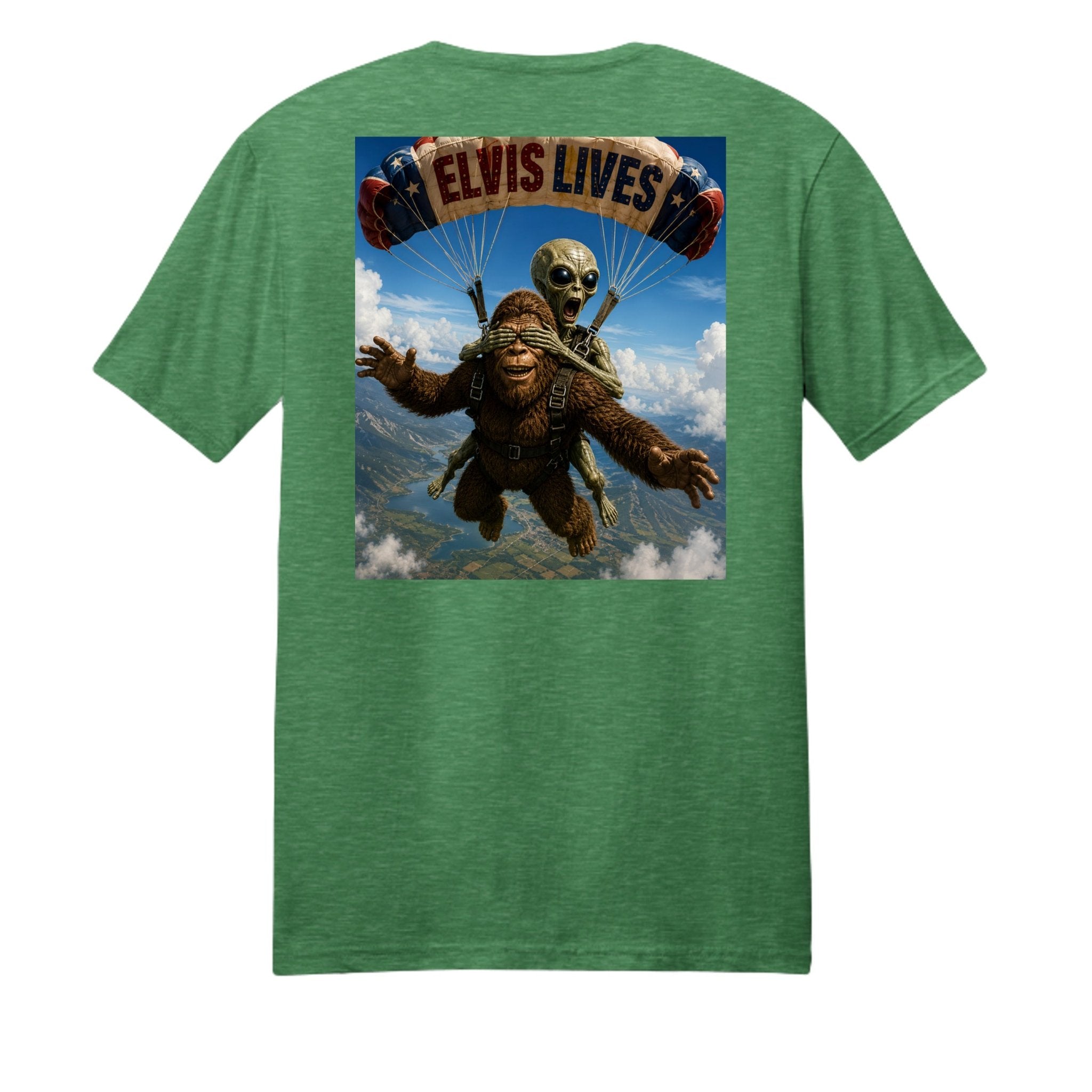 Elvis Lives Parachute Graphic Tee - BF Wear