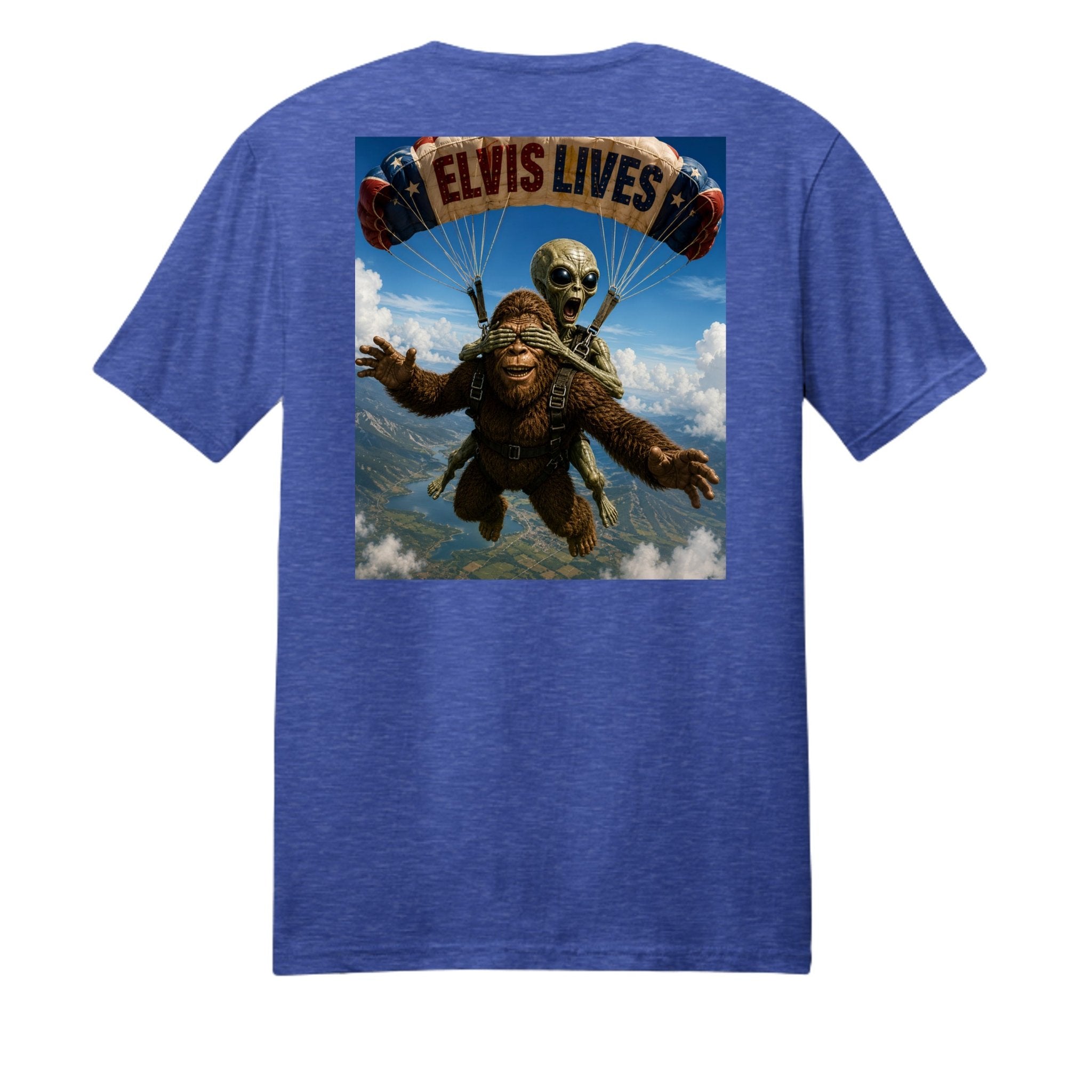 Elvis Lives Parachute Graphic Tee - BF Wear