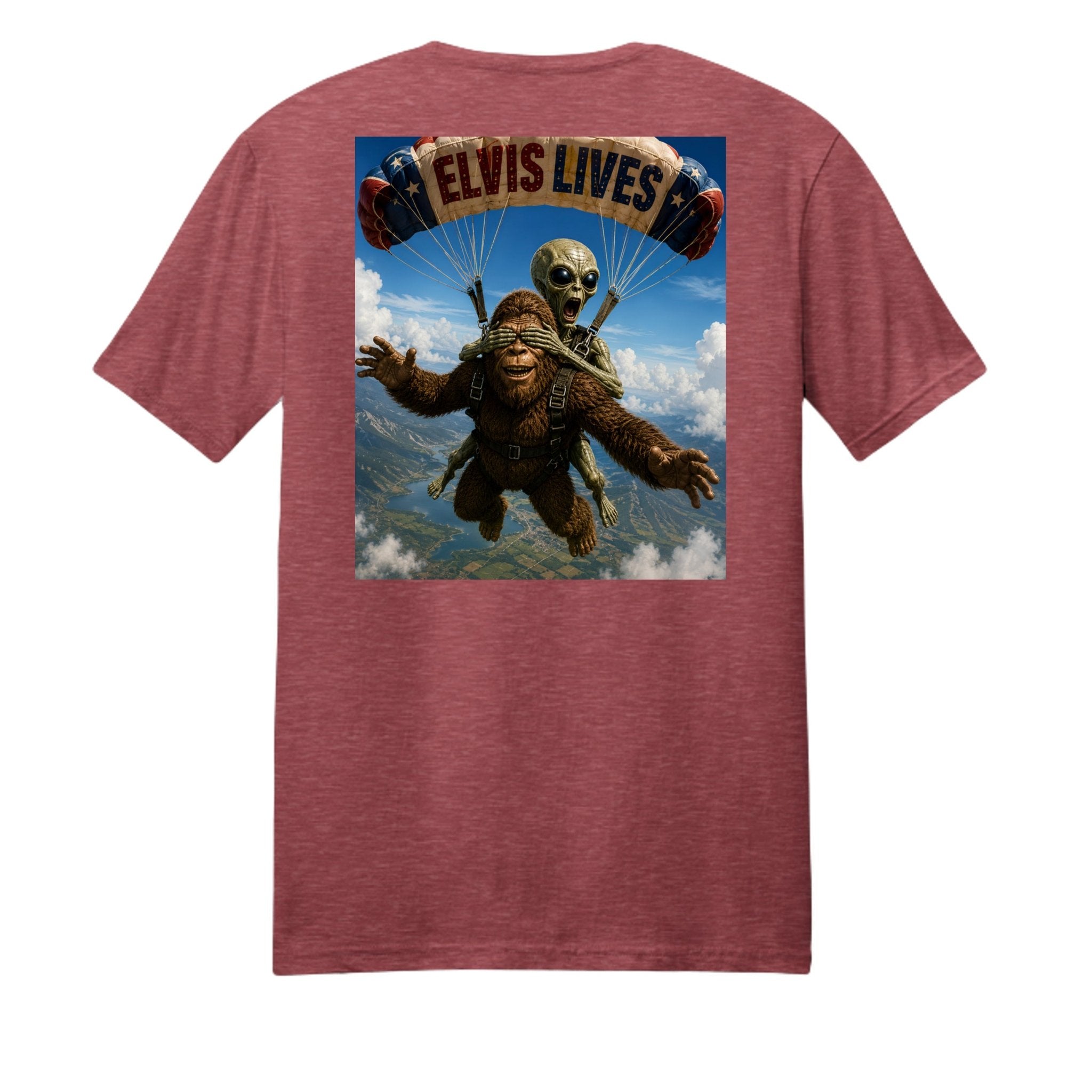 Elvis Lives Parachute Graphic Tee - BF Wear