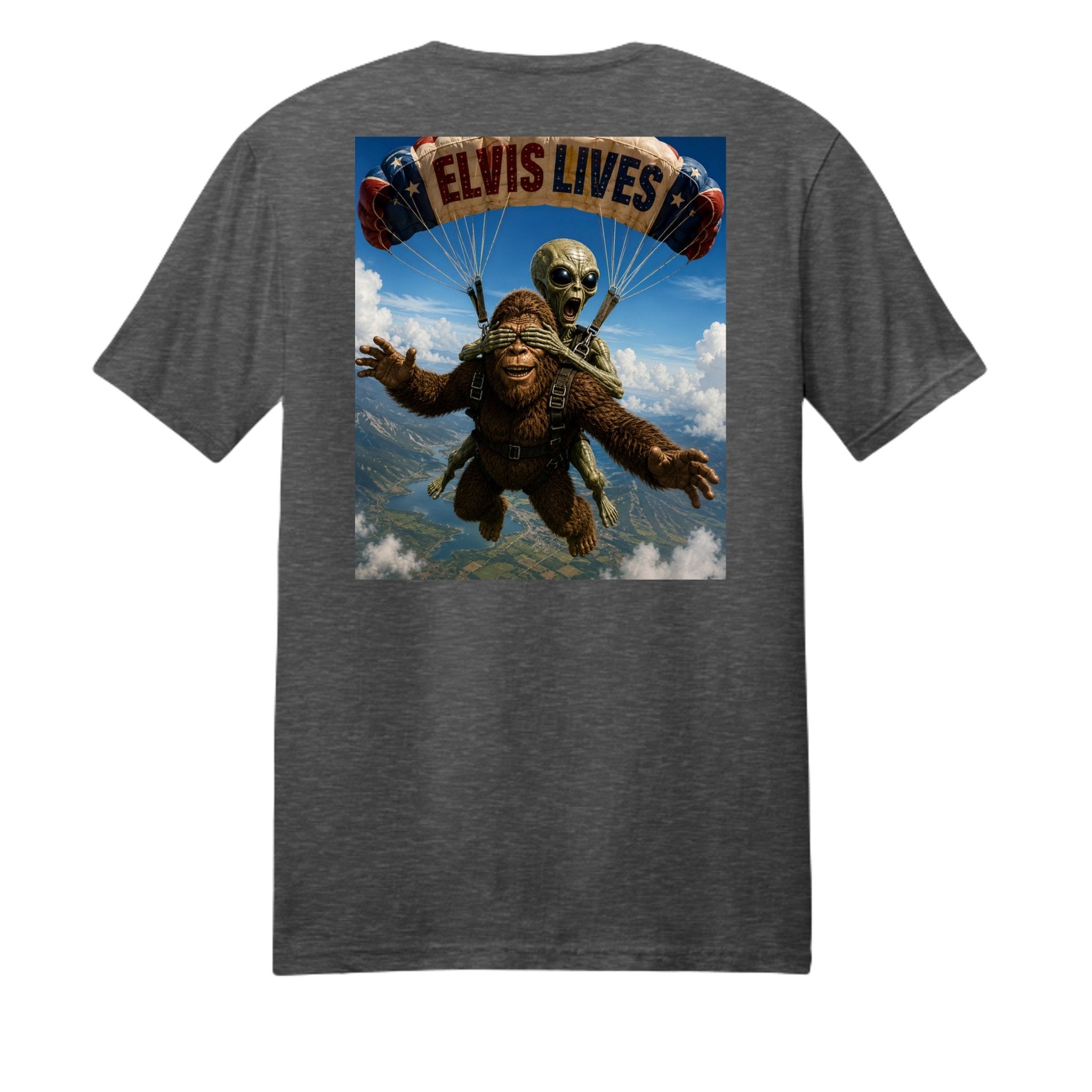 Elvis Lives Parachute Graphic Tee - BF Wear